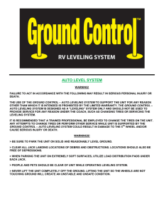 RV LEVELING SYSTEM