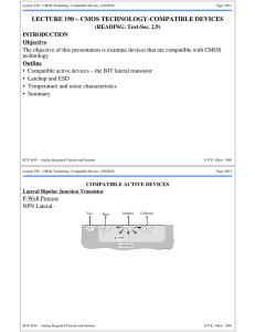 lecture 190 – cmos technology-compatible devices