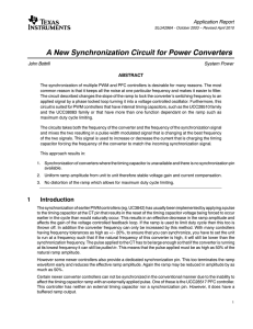 A New Synchronization Circuit for Power Converters