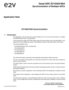 Quad ADC EV10AQ190A