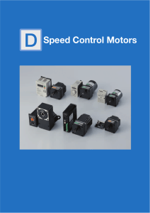 D Speed Control Motors
