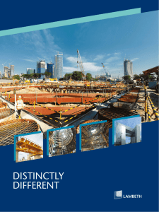 DISTINCTLY DIFFERENT - Gammon Construction Limited