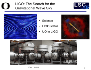 LIGO - University of Oregon