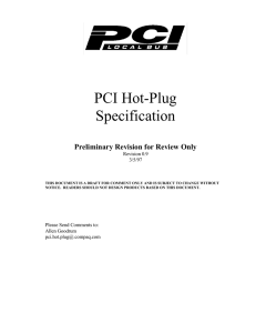 PCI Hot-Plug Specification