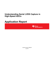 Understanding Serial LVDS Capture in High