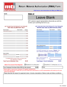 Leave Blank - MTI Instruments
