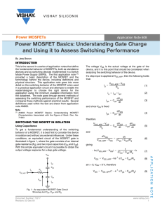 Power MOSFET Basics: Understanding Gate Charge and