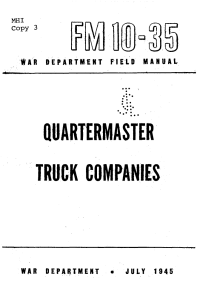 quartermaster truck companies