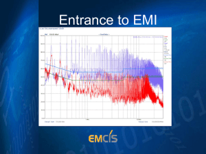 EMCIS EMI Overview Data Sheet