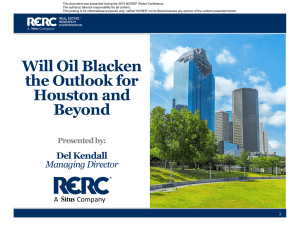 Will Oil Blacken the Outlook for Houston and Beyond