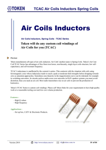 Air Coils Inductors, Spring Coils