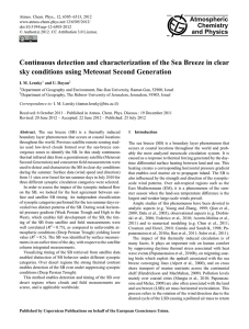Continuous detection and characterization of the Sea Breeze in