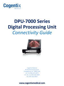 DPU-7000 Series Digital Processing Unit Connectivity Guide