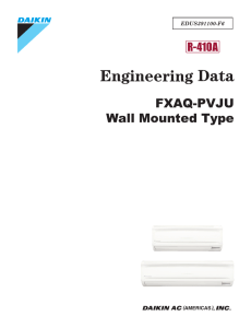 FXAQ-PVJU Wall Mounted Type
