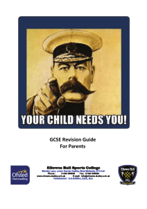GCSE Revision Guide For Parents