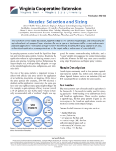 Nozzles: Selection and Sizing - Publications and Educational