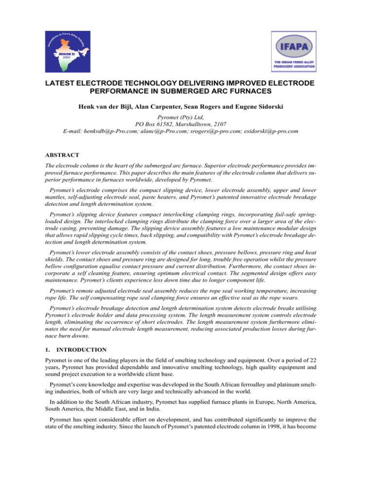 latest electrode technology delivering improved