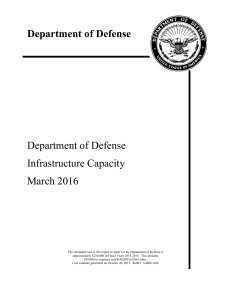 Department of Defense Infrastructure Capacity