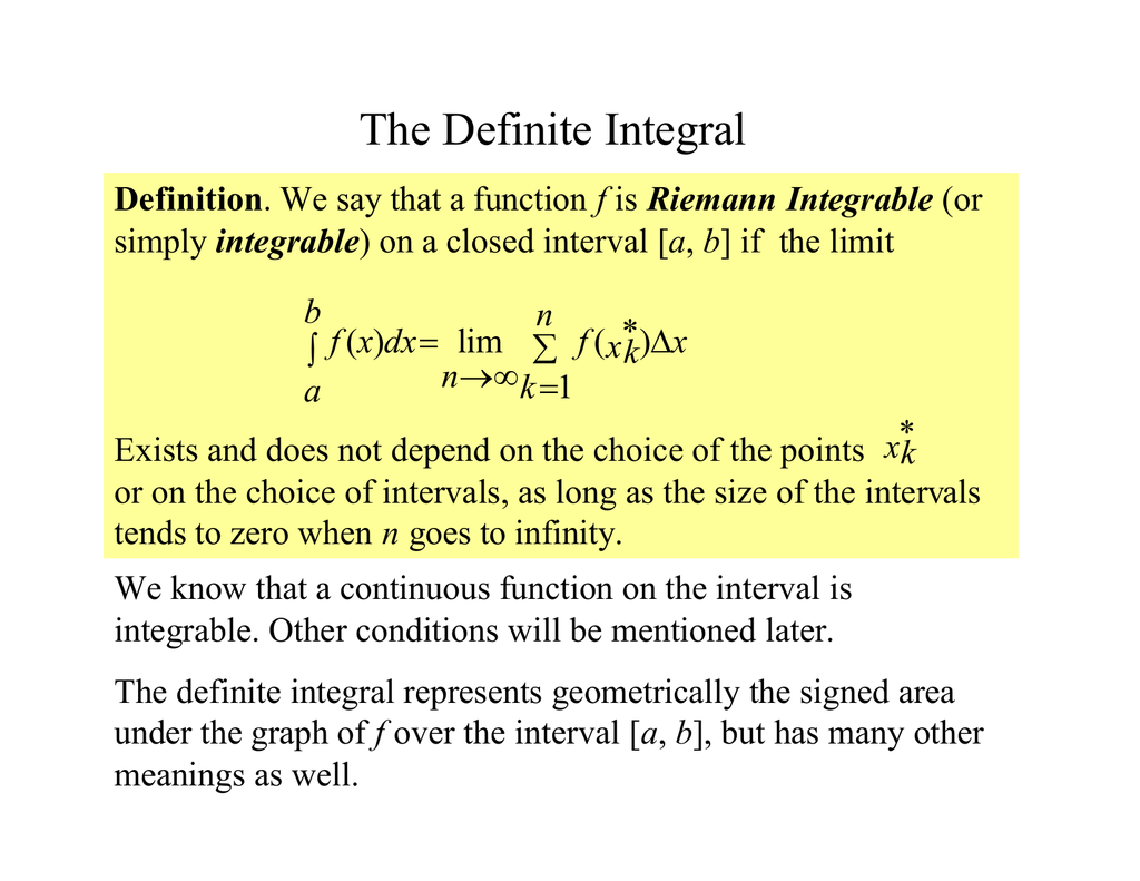 the-definite-integral