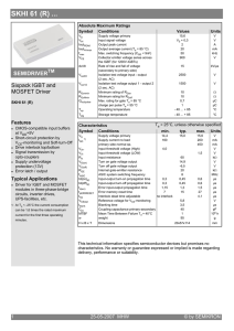 SKHI 61 R Datasheet