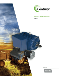 Farm Rated® Motors - Century Electric Motors