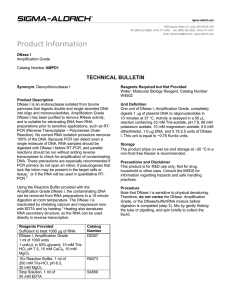 DNase I (AMPD1) - Technical Bulletin - Sigma