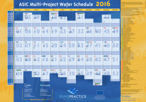 EUROPRACTICE MPW 2016 calendar