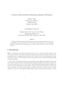 Common Misconceptions Regarding Quantum