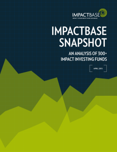 impactbase snapshot - Global Impact Investing Network