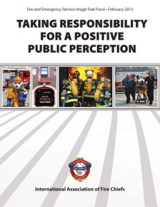 Taking Responsibility for a Positive Public Perception