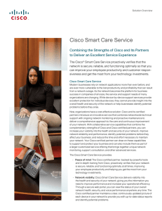 Cisco Smart Care Customer Overview