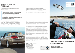 BMW Australia Finance Ltd To learn more about the considerable