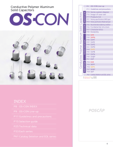 Conductive Polymer Aluminum Solid Capacitors