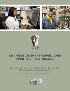 Changes in Entry-Level Jobs Over the Past Decade