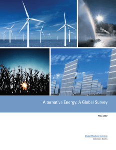 Alternative Energy: A Global Survey