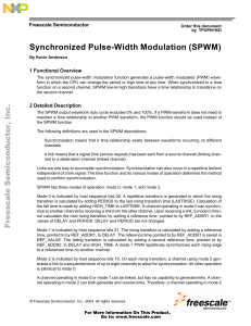 Synchronized Pulse-Width Modulation (SPWM)