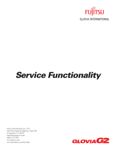 Service Functionality