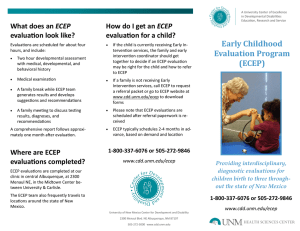 ECEP - Center for Development and Disability