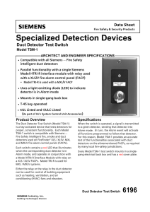 Specialized Detection Devices