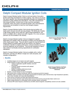 Delphi Compact Modular Ignition Coils