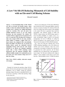 A Low Vth SRAM Reducing Mismatch of Cell-Stability with an