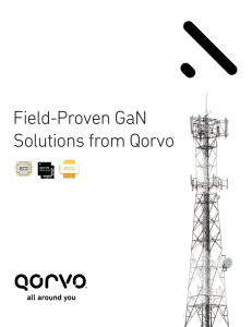 Field-Proven GaN Solutions from Qorvo®