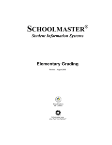 Elementary Grading - Corvallis School District #1