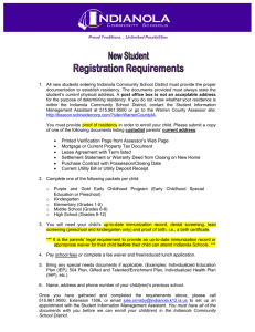 2016-17 Elementary Registration Packet