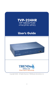 TVP-221H VoIP Gateway