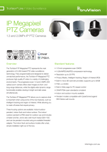 IP Megapixel PTZ Cameras