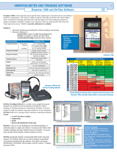 vibration meter and trending software