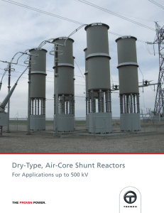 Dry-Type, Air-Core Shunt Reactors