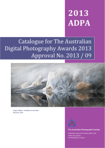 2013 ADPA - Australian Photographic Society