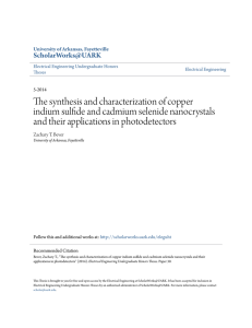 The synthesis and characterization of copper indium sulfide and